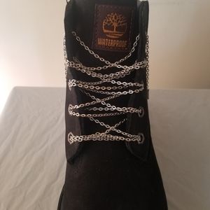 Silver Metal Chain Link Shoe Laces**New**